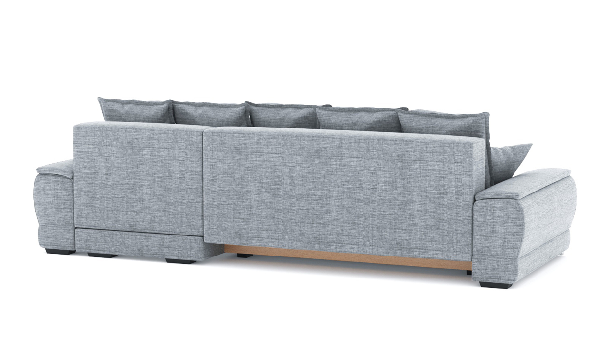 Диваны угловые в гостиную, Диван-кровать угловой Нордвикс ПБ, рогожка