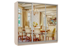 Шкафы-купе 3-х дверные, Шкаф-купе Премьер Лайт 62 (11;11;11) трехдверный