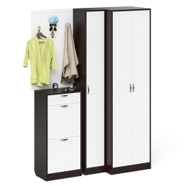 Мебель в прихожую П-6 № 30 МДФ фрезеровка прованс