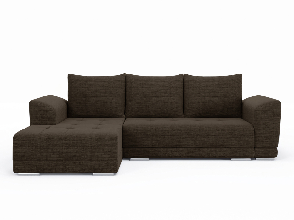 Диваны угловые в гостиную, Диван-кровать угловой Рентон еврокнижка, рогожка Люкс