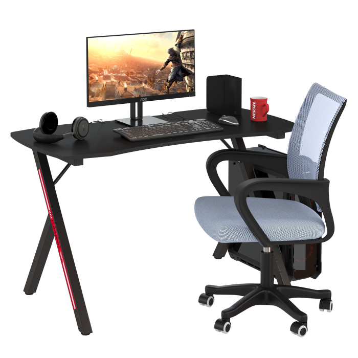 Прямые компьютерные столы, Игровой стол Мебель--24 GT-2310 и кресло компьютерное