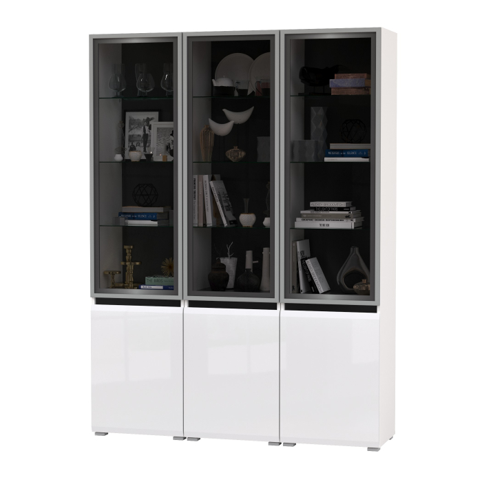 Витрины, Горка в гостиную с с тремя стеклянными дверками Сидней 13.201