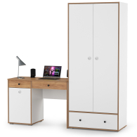 Офисная мебель, Письменный стол Вуди и платяной шкаф