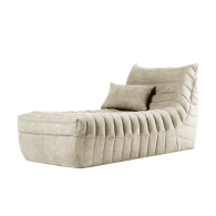 Дизайнерские диваны для гостиной, Бескаркасный диван Говард, велюр