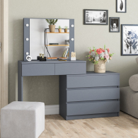 С зеркалом, Туалетный столик с подсветкой 110