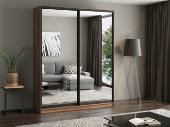 Шкаф купе 2-х дверный АЙСБЕРГ ЛОФТ 180 /зеркало