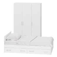 Спальные гарнитуры, Спальный гарнитур № 1 Стандарт с кроватью 1200 с ящиками