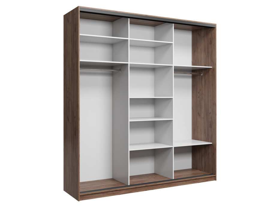 Шкафы-купе, Шкаф купе 3-х дверный АЙСБЕРГ ЛОФТ 220 +зеркало