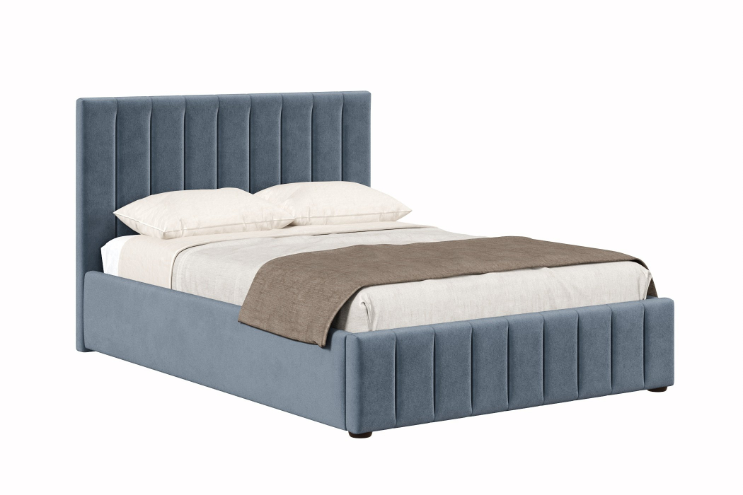 Мягкая кровать, Кровать Верона 1400 с подъёмным механизмом, велюр