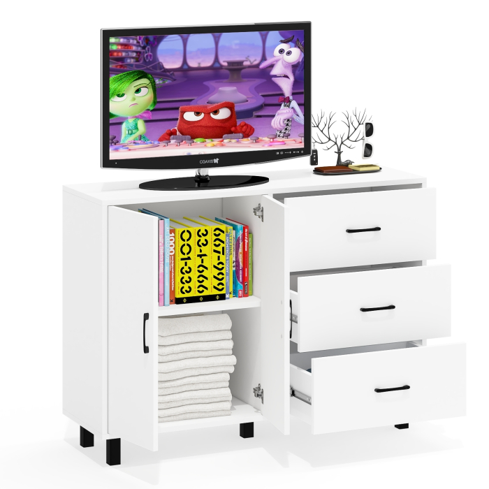 Комоды, Комод-тумба две дверки и три ящика РВК 123-1204