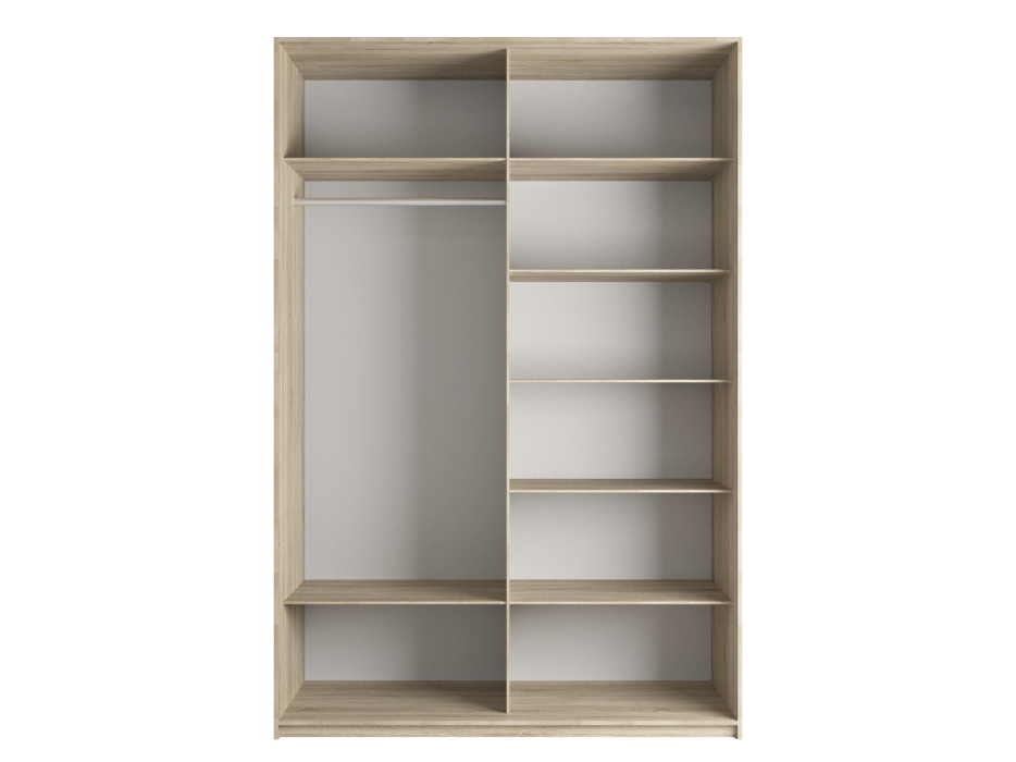 Шкафы-купе 2-х дверные, Шкаф-купе Эста 2-х дверный ДСП/Стекла хаки/Доводчик 160х66х240