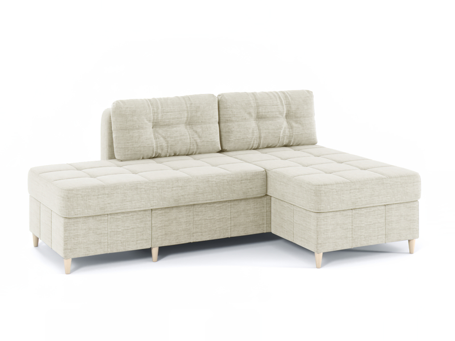 Диваны угловые в гостиную, Диван-кровать угловой Оливер Люкс 2 еврокнижка-трансформер, рогожка