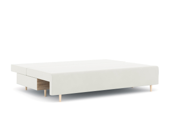 Диван-кровать еврокнижка Смайл без подлокотников, велюр