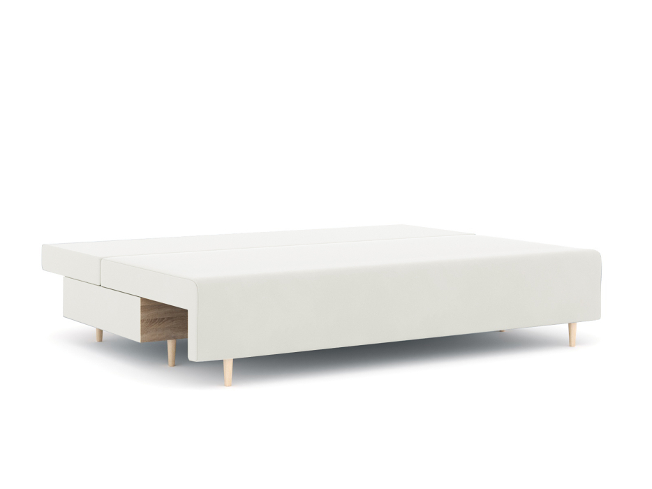 Диваны еврокнижки, Диван-кровать еврокнижка Смайл без подлокотников, велюр