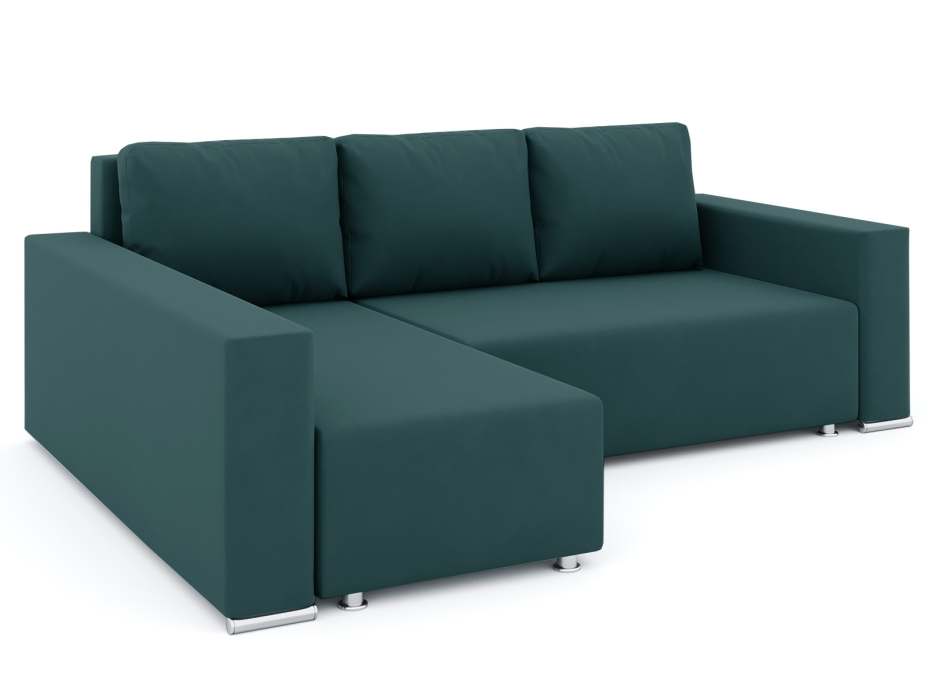 Диваны угловые в гостиную, Диван-кровать угловой Марко еврокнижка, велюр