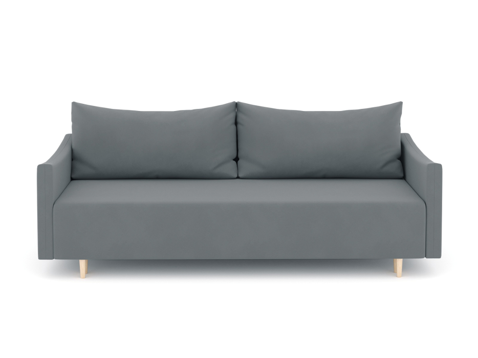 Диваны еврокнижки, Диван-кровать еврокнижка Смайл с подлокотниками, велюр