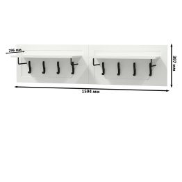 Широкая вешалка Остин