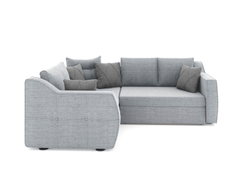 Диван-кровать угловой Френсис дельфин, рогожка