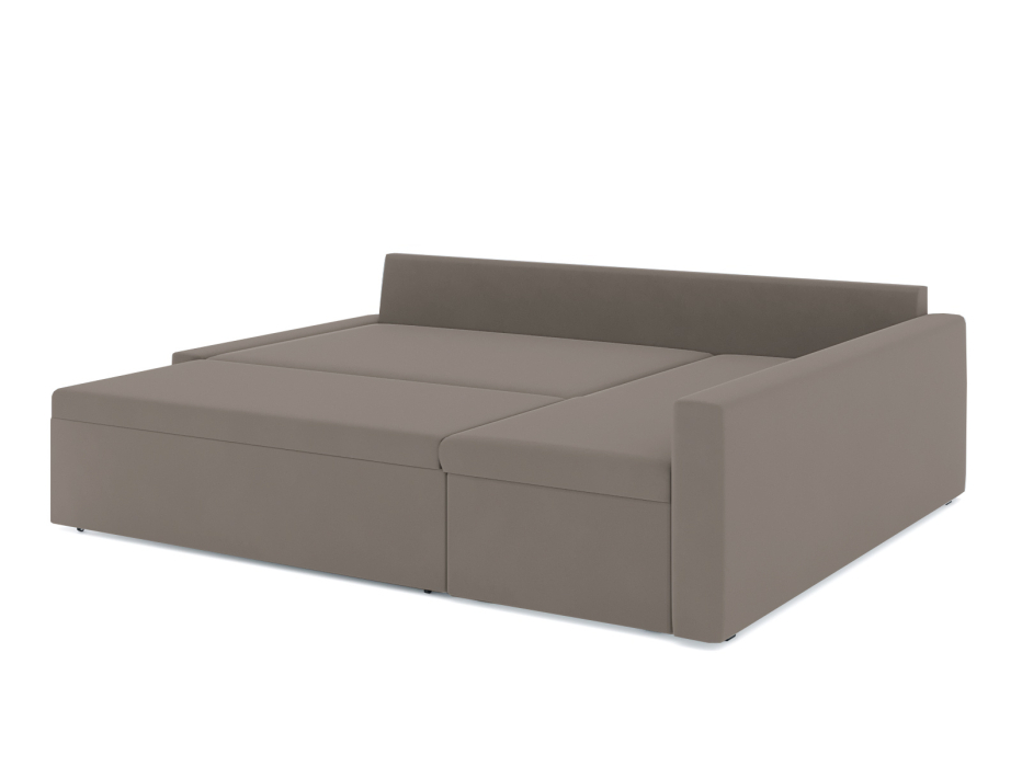 Диваны угловые в гостиную, Диван-кровать угловой Фрихетен дельфин, велюр