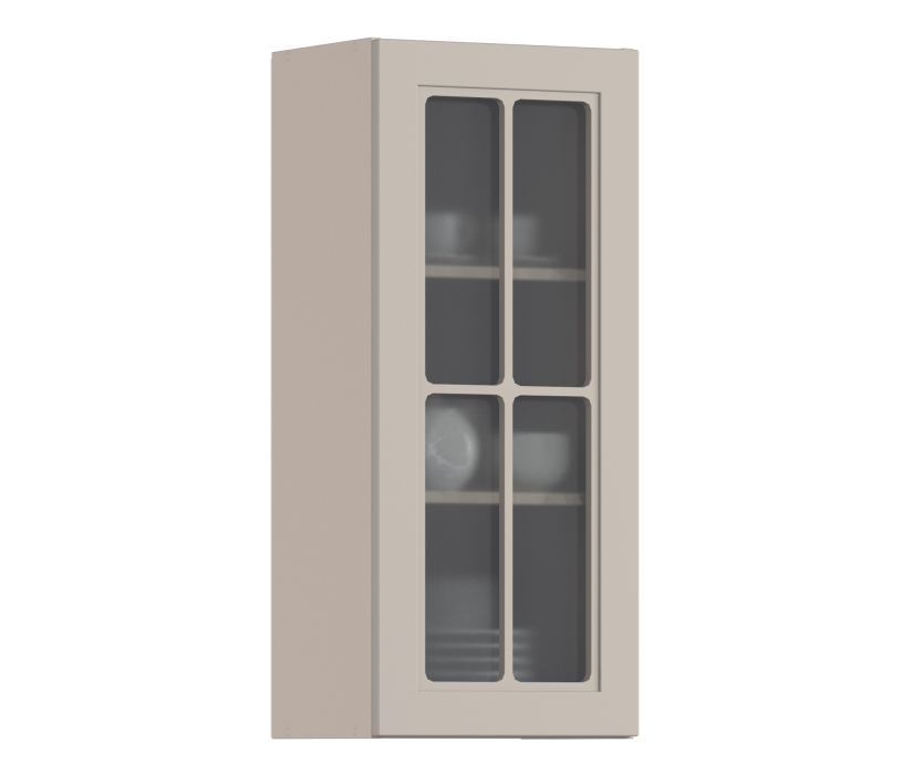 MODERN, MODERN шкаф навесной со стеклом 1 дв 40х93 см