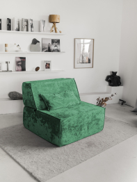 Бескаркасное кресло Клайд,плюше