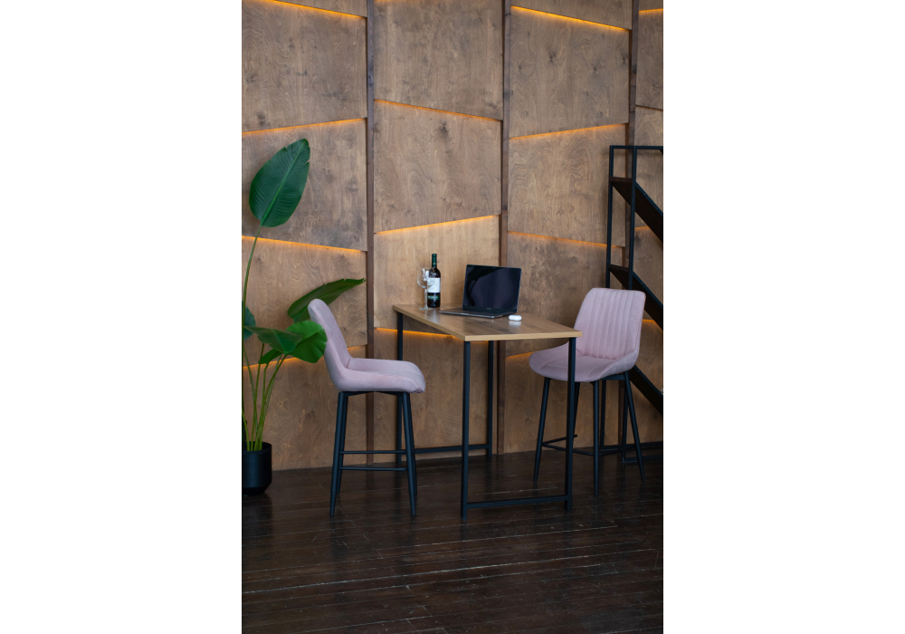 Стулья, Барный стул Седа велюр (опоры черные)