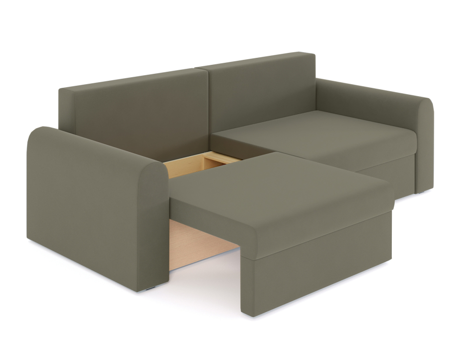 Диваны еврокнижки, Диван-кровать еврокнижка-трансформер Мэдисон, велюр