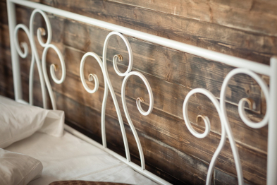 Кованая кровать Лацио 1.4 с одной спинкой