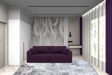 Диван-кровать еврокнижка Рафаэль НПБ, велюр