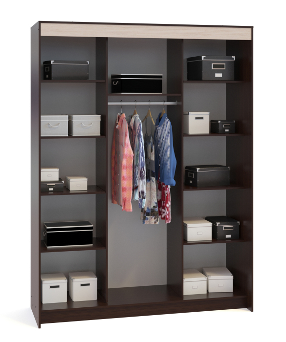 Шкафы-купе, Шкаф-купе Контур ШР-186.31 с зеркалом