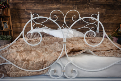 Кованая кровать Верона 1.8 с двумя спинками