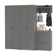 Прихожие, Два шкафа для одежды в прихожую с обувницей и вешалкой для одежды Остин