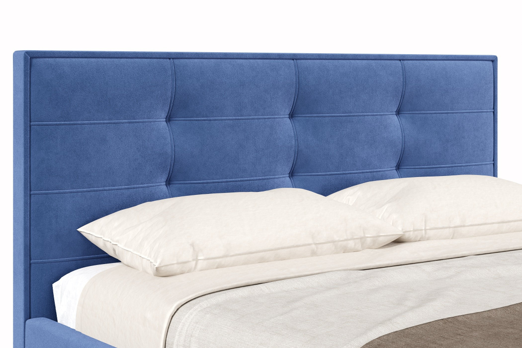 Мягкая кровать, Кровать Римини 1800, велюр