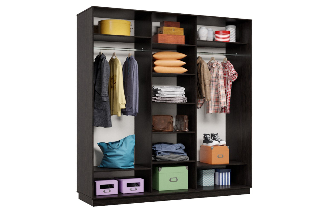 Шкафы-купе, Шкаф-купе Премьер 44 (15;15;15) трёхдверный