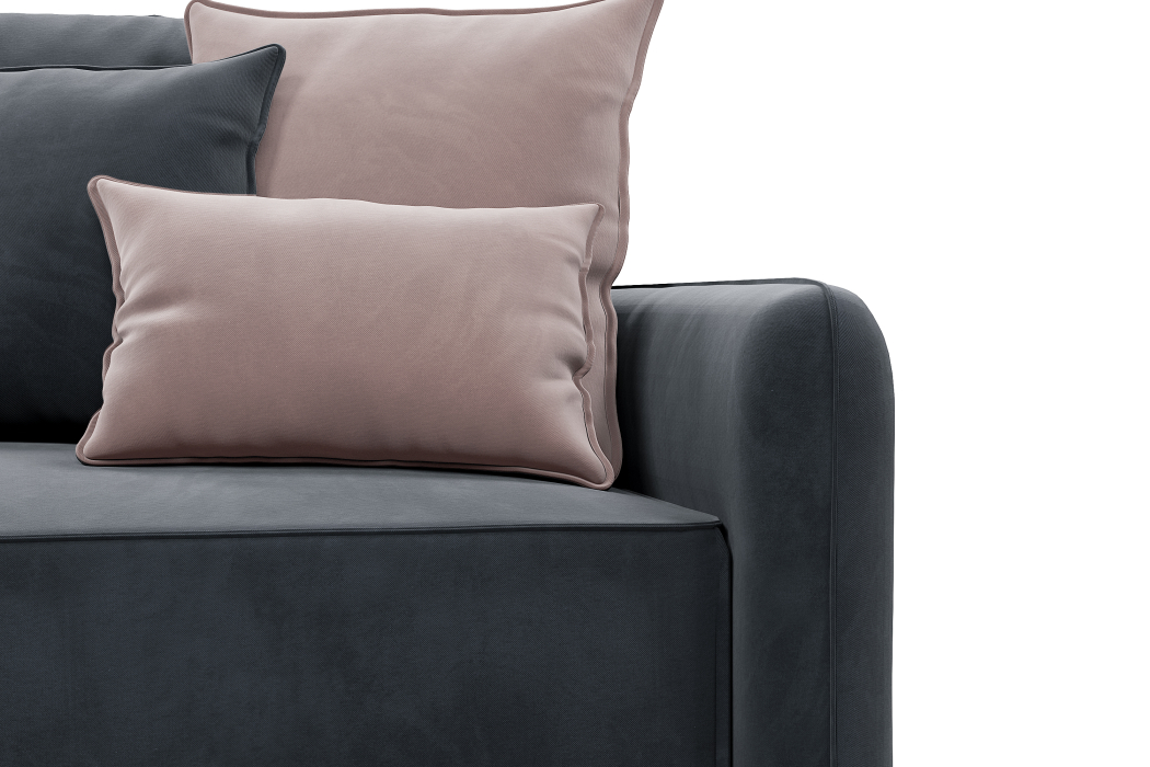 Диваны с ящиком для белья, Диван прямой ПОРТЛЕНД с банкеткой