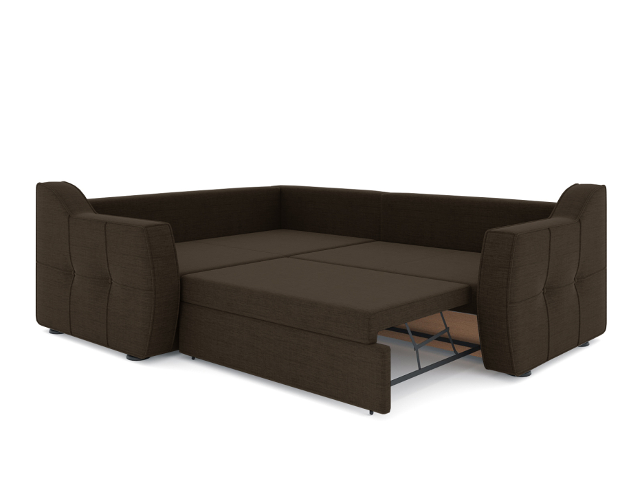 Диваны угловые в гостиную, Диван-кровать угловой Френсис дельфин, рогожка