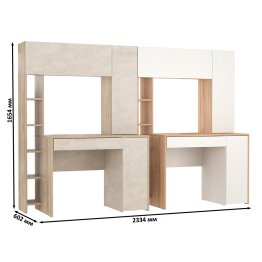 Комплект из рабочих столов Mobi Комфорт 12.71