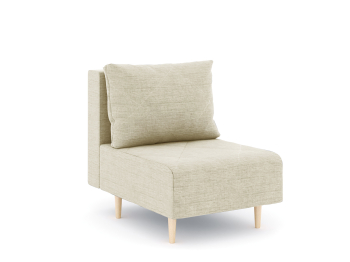 Кресло для отдыха Милли без подлокотников, рогожка Люкс