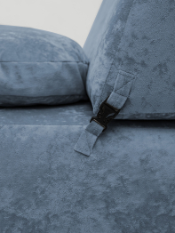 Бескаркасный диван Бабл, плюше 