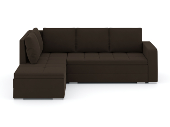 Диван-кровать угловой еврокнижка Бромен, рогожка