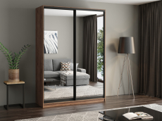 Шкафы-купе, Шкаф купе 2-х дверный АЙСБЕРГ ЛОФТ 160 /зеркало