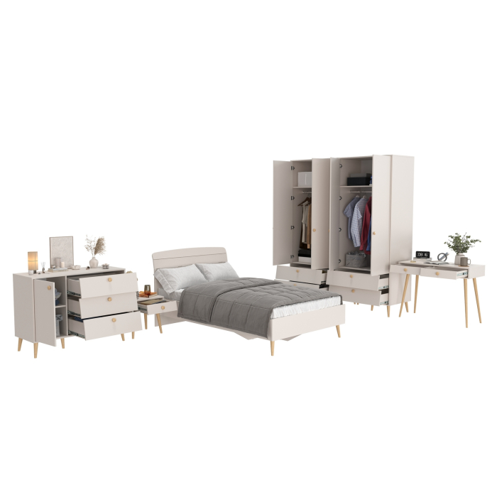 Спальные гарнитуры, Стильная современная спальня Афина 1200
