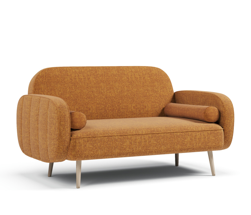 Офисные диваны, Диван прямой нераскладной Бержер, рогожка