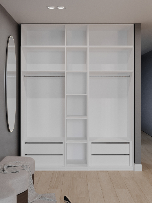 Гардеробные, Шкаф для одежды Гардеробная система 2600х2000х500