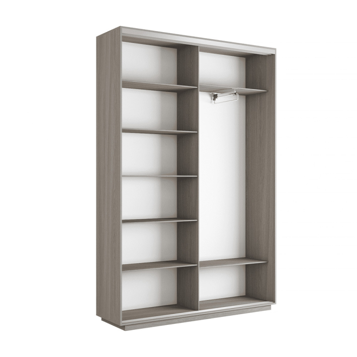 Шкафы-купе 2-х дверные, Шкаф-купе Экспресс 2-х дверный Фотопечать Ленты Стекла 140х45х240