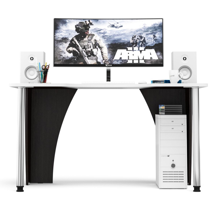 Прямые компьютерные столы, Игровой компьютерный стол С-МД-СК2-1360-900