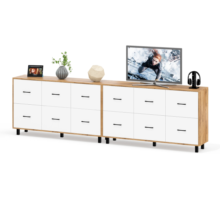 ТВ-тумбы, Два комода-тумбы с ящиками и на ножках РВК 127-1504