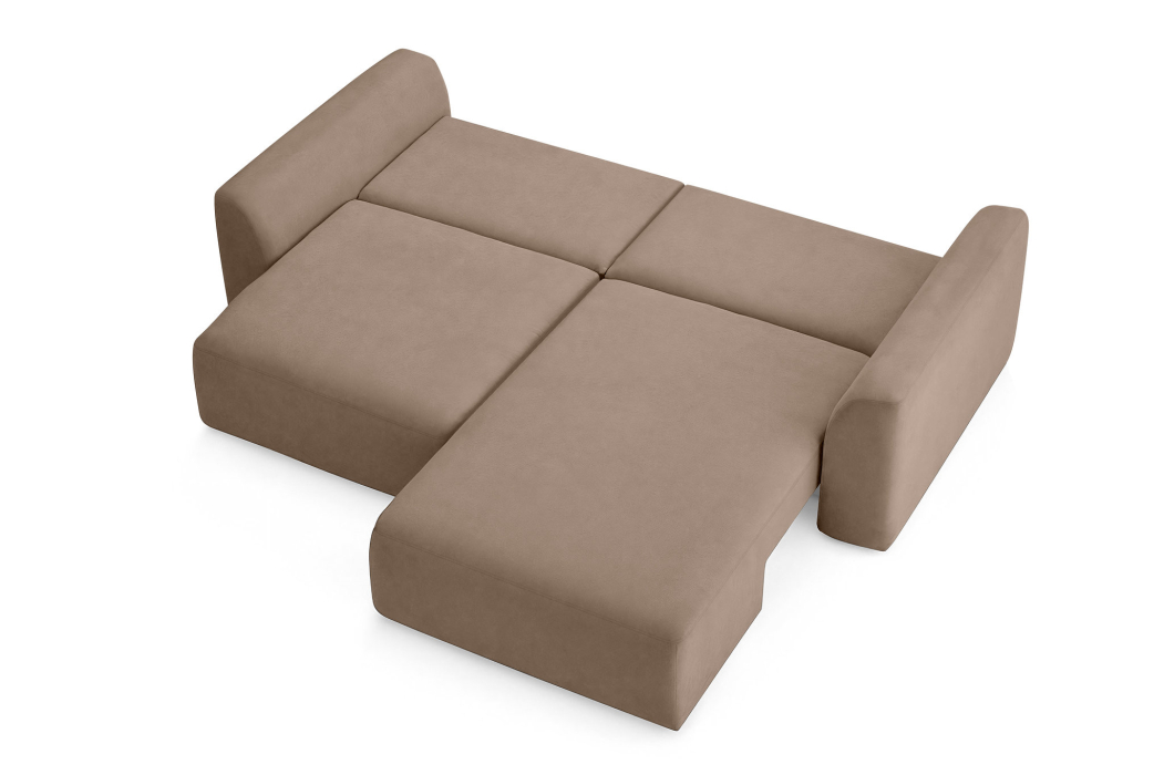 Диваны угловые в гостиную, Диван угловой Спейс, Велюр