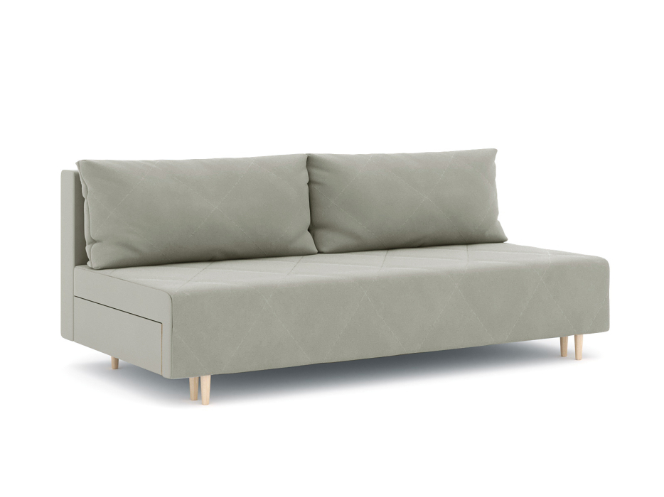 Диваны еврокнижки, Диван-кровать Милли без подлокотников, велюр