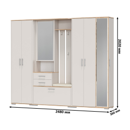 Мебель в прихожую Домино № 6
